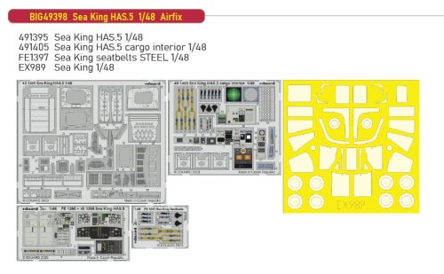 Przejdź do produktu Eduard BIG49398 - 1:48 Sea King HAS.5