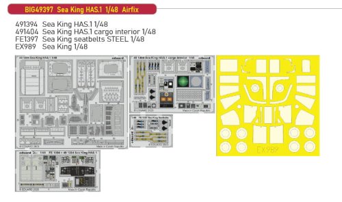 Przejdź do produktu Eduard BIG49397 - 1:48 Sea King HAS.1