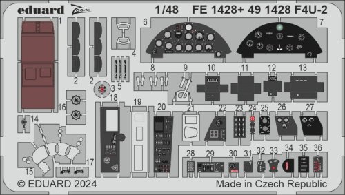 Przejdź do produktu Eduard FE1428 - 1:48 F4U-2