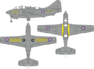 Eduard EX1018 - 1:48 Gannet AS.1/AS.4 national & a/c marking