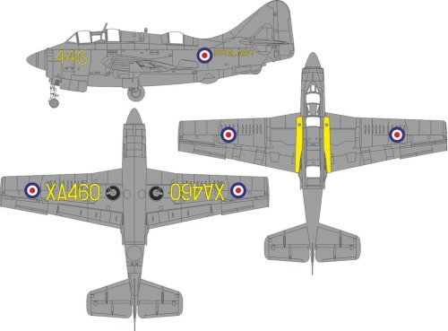 Przejdź do produktu Eduard EX1018 - 1:48 Gannet AS.1/AS.4 national & a/c marking
