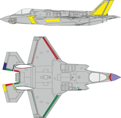 Przejdź do produktu Eduard EX1013 - 1:48 F-35B RAM coating