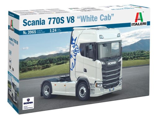 Przejdź do produktu Italeri 3965 - 1:24 Scania 770S V8 White Cab