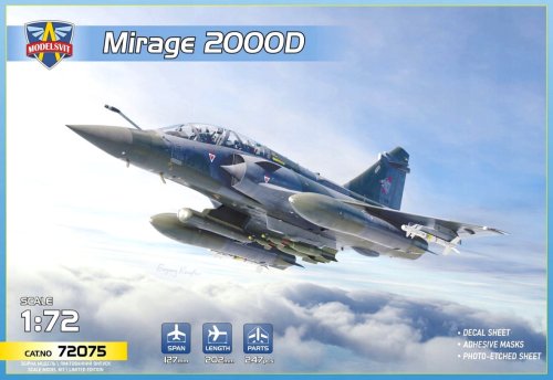 Przejdź do produktu Modelsvit 72075 - 1:72 Mirage 2000D