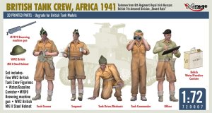 Mirage 720007 - 1:72 British Tank Crew Africa 1941