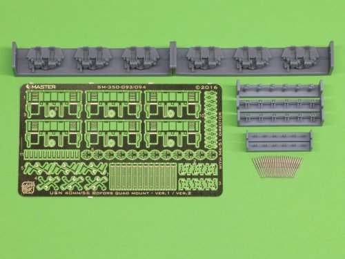 Przejdź do produktu MASTER SM-350-094 - 1:350 Amerykańskie poczwórne działko Bofors 40 mm/56 wersja 2