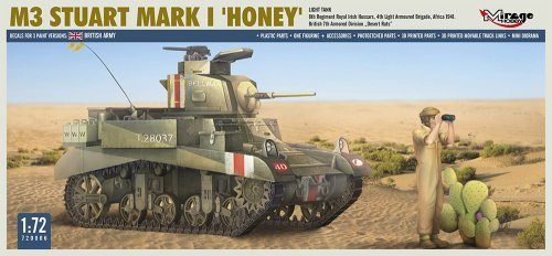 Przejdź do produktu Mirage 720006 - 1:72 M3 Stuart Mark I Honey