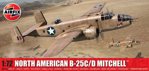 Przejdź do produktu Airfix 06015A - 1:72 North American B-25C/D Mitchell