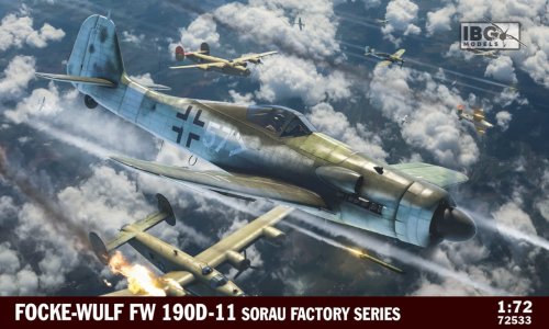 Przejdź do produktu IBG 72533 - 1:72 Focke-Wulf Fw 190D-11 Sorau Factory Series