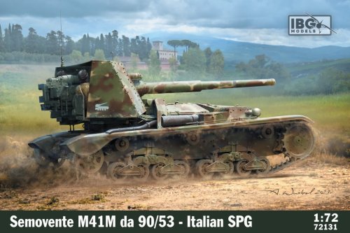 Przejdź do produktu IBG 72131 - 1:72 Semovente M41M da 90/53 - Italian SPG