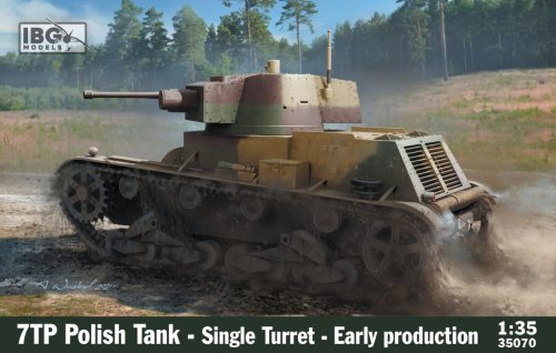 Przejdź do produktu IBG 35070  - 1:35 7TP Polish Tank - Single Turret - Early Production
