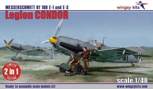 Przejdź do produktu Wingsy Kits D5-09 - 1:48 Messerschmitt Bf 109 E-1 and E-3 Legion Condor