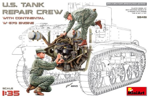 Przejdź do produktu Miniart 35461 - 1:35 U.S. Tank Repair Crew with Continental W-670 Engine