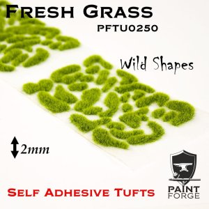 Paint Forge TU0250 - Kępy traw 2 mm - Fresh Grass Wild Shapes