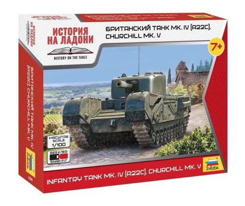Przejdź do produktu Zvezda 6294 - 1:100 Churchill Mk. V Infantry Tank Mk. IV A22C