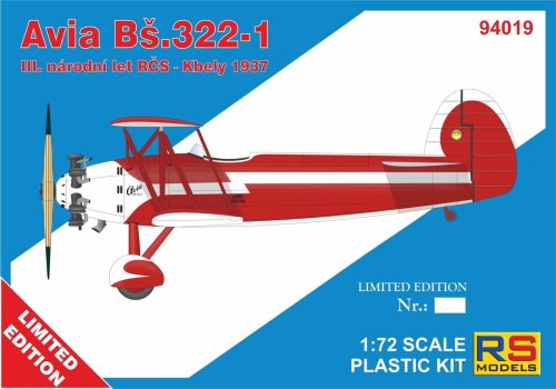 Przejdź do produktu RS Models 94019 - 1:72 Avia Bs.322-1 Limited Edition