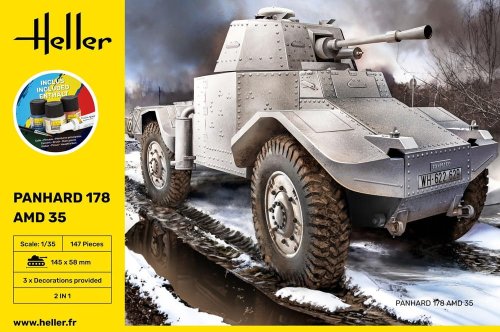 Przejdź do produktu Heller 35325 - 1:35 Panhard 178 AMD 35 model z farbami