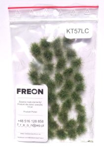 Freon KT57LC - Kępy trawy letnia ciemna zieleń 5-7 mm