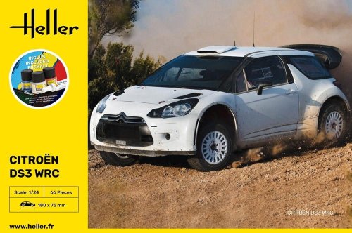 Przejdź do produktu Heller 56758 - 1:24 Citroen DS3 WRC model z farbami