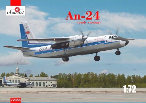 Przejdź do produktu Amodel 72356 - 1:72 An-24 Early Version