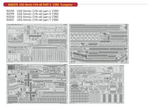 Eduard BIG5370 - 1:350 USS Nimitz CVN-68 Part II