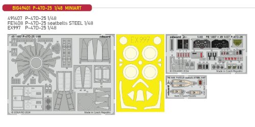 Przejdź do produktu Eduard BIG49401 - 1:48 P-47D-25