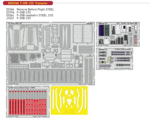 Przejdź do produktu Eduard BIG33160 - 1:32 F-35B