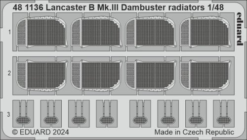 Przejdź do produktu Eduard 481136 - 1:48 Lancaster B Mk.III Dambuster radiators