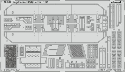 Przejdź do produktu Eduard 36517 - 1:35 Jagdpanzer 38(t) Hetzer