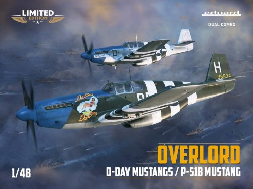 Przejdź do produktu Eduard 11181 - 1:48 Overlord D-Day Mustangs - P-51B Dual Combo Limited Edition