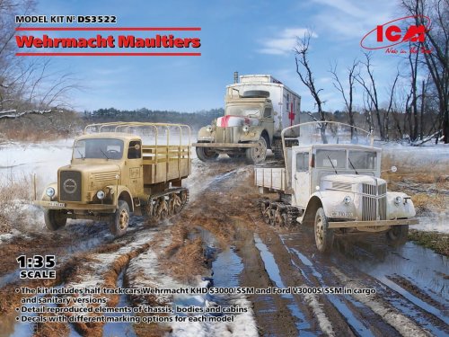 Przejdź do produktu ICM DS3522 - 1:35 Wehrmacht Maultiers