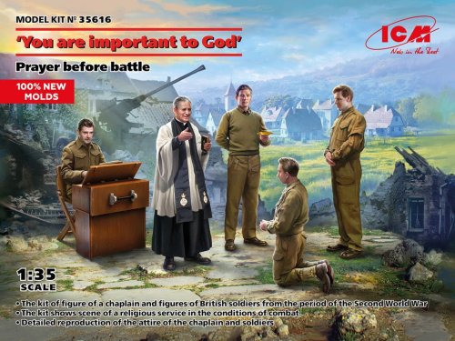 Przejdź do produktu ICM 35616 - 1:35 You Are Important to God Prayer Before Battle