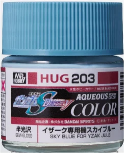 Mr.Hobby HUG203 - Farba akrylowa Sky Blue For Yzak Jule 10 ml
