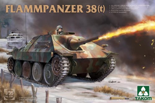 Przejdź do produktu Takom 2180 - 1:35 Flammpanzer 38(t)