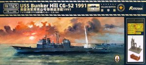 Flyhawk 1167S - 1:700 Aegis Cruiser USS Bunker Hill CG52 1991 Deluxe Version