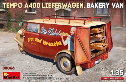 Przejdź do produktu Miniart 38066 - 1:35 Tempo A400 Lieferwagen Bakery Van