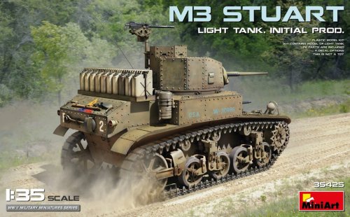 Przejdź do produktu Miniart 35425 - 1:35 M3 Stuart Light Tank Initial Production