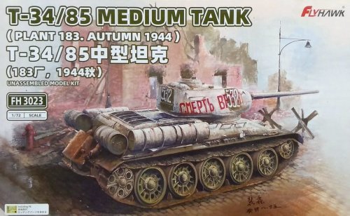 Przejdź do produktu Flyhawk 3023 - 1:72 T-34/85 Medium Tank Plant.184 Autumn 1944