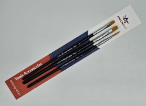 Amazing Art 40283 - Zestaw 3 Pędzli - 0, 1, 1