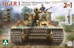 Takom 2201 - 1:35 Tiger I Michael Wittmann's Tiger Late/Late Command w/Zimmerit - Normandy 1944