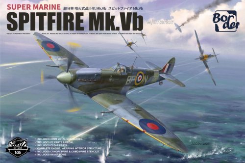 Przejdź do produktu Border BF004 - 1:35 Spitfire Mk.Vb w/ interior