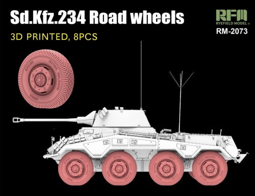 Przejdź do produktu Rye Field Model 2073 - 1:35 Sd.Kfz.234 road wheels