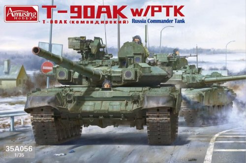 Przejdź do produktu Amusing Hobby 35A056 - 1:35 T-90AK w/PTK Russia Commander Tank