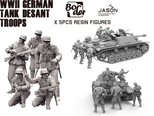 Przejdź do produktu Das Werk DWF016 - 1:16 WWII German Tank Desant Troops