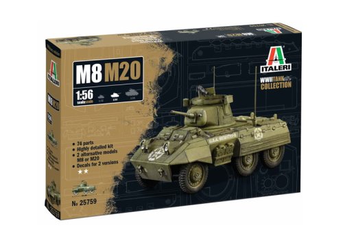 Przejdź do produktu Italeri 25759 - 1:56 M8 M20