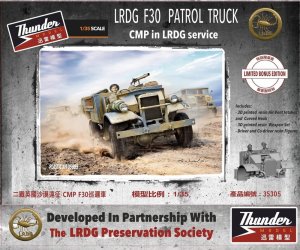 Thunder Model 35305 - 1:35 LRDG Ford F30 Patrol Truck Limited Bonus Edition