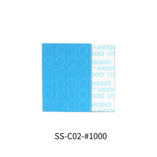 Przejdź do produktu DSPIAE SS-C02-1000 - arkusz samoprzylepnych krążków ściernych o średnicy 10mm, gradacja 1000
