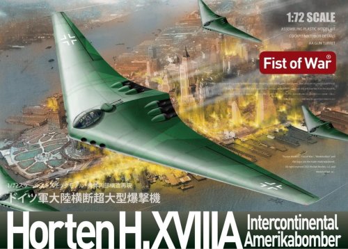 Przejdź do produktu Modelcollect UA72218 - 1:72 Horten H.XVIIIA Interkontinental Amerikabomber
