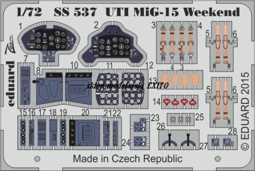 Przejdź do produktu EDUARD SS537 - 1:72 UTI MIG-15 Weekend