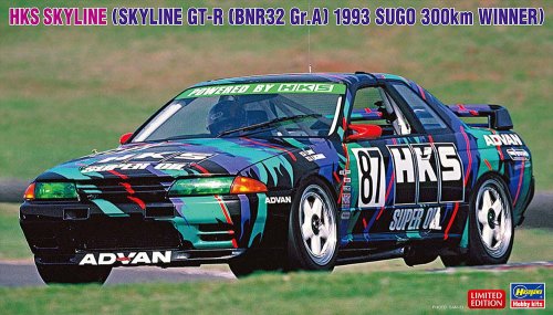 Przejdź do produktu Hasegawa 20670 - 1:24 HKS Skyline GT-R BNR32 Gr.A 1993 SUGO 300 km Winner